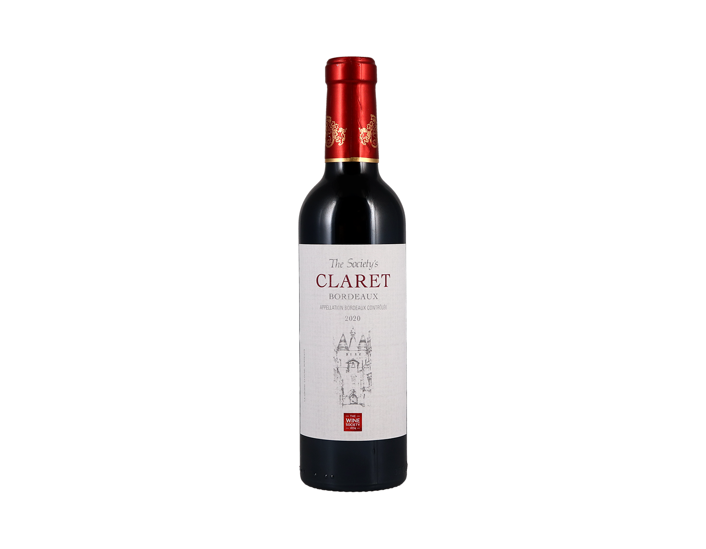Half bottle of The Society's Claret 2020