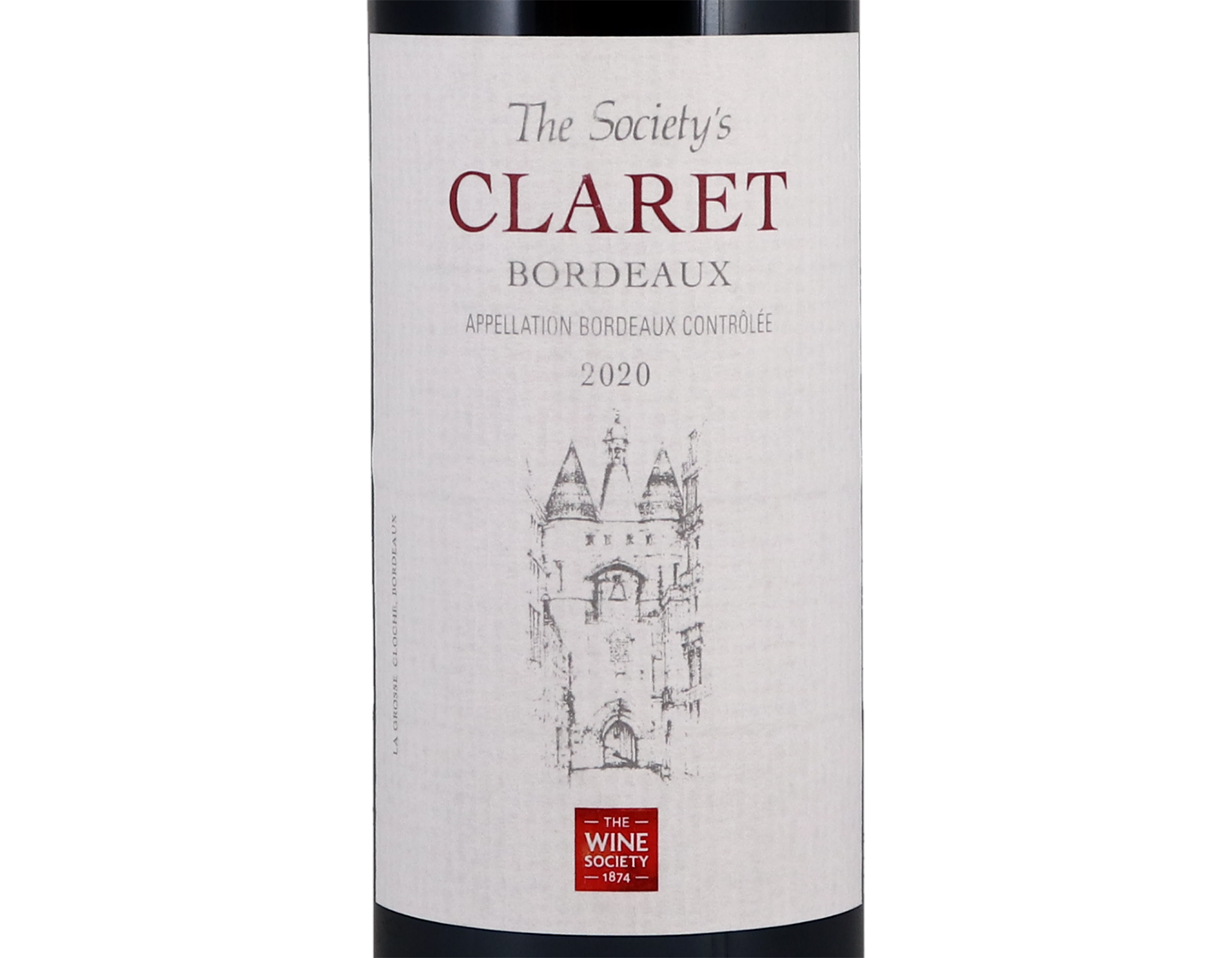 Half bottle of The Society's Claret 2020