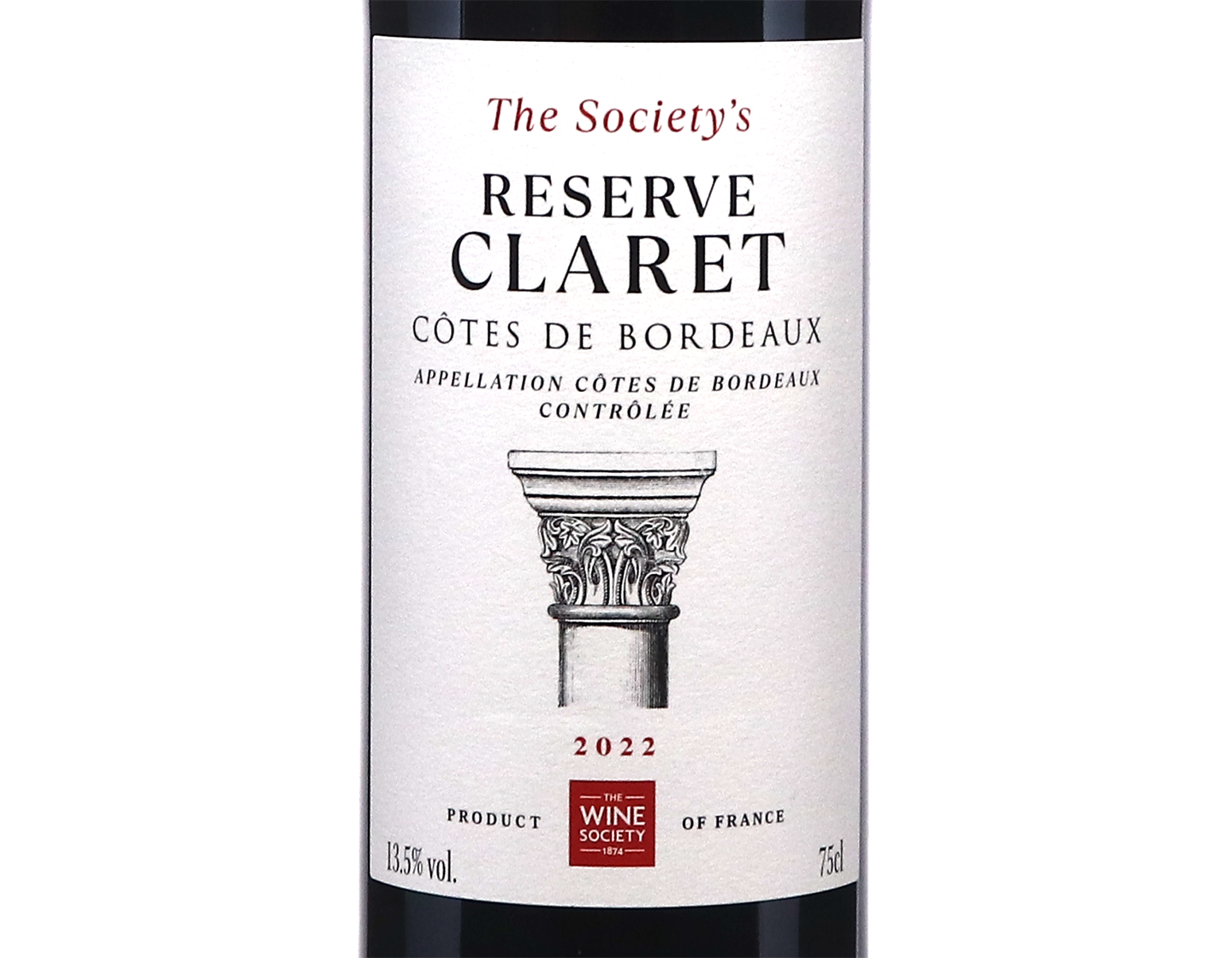 The Society's Reserve Claret Cotes de Bordeaux 2022