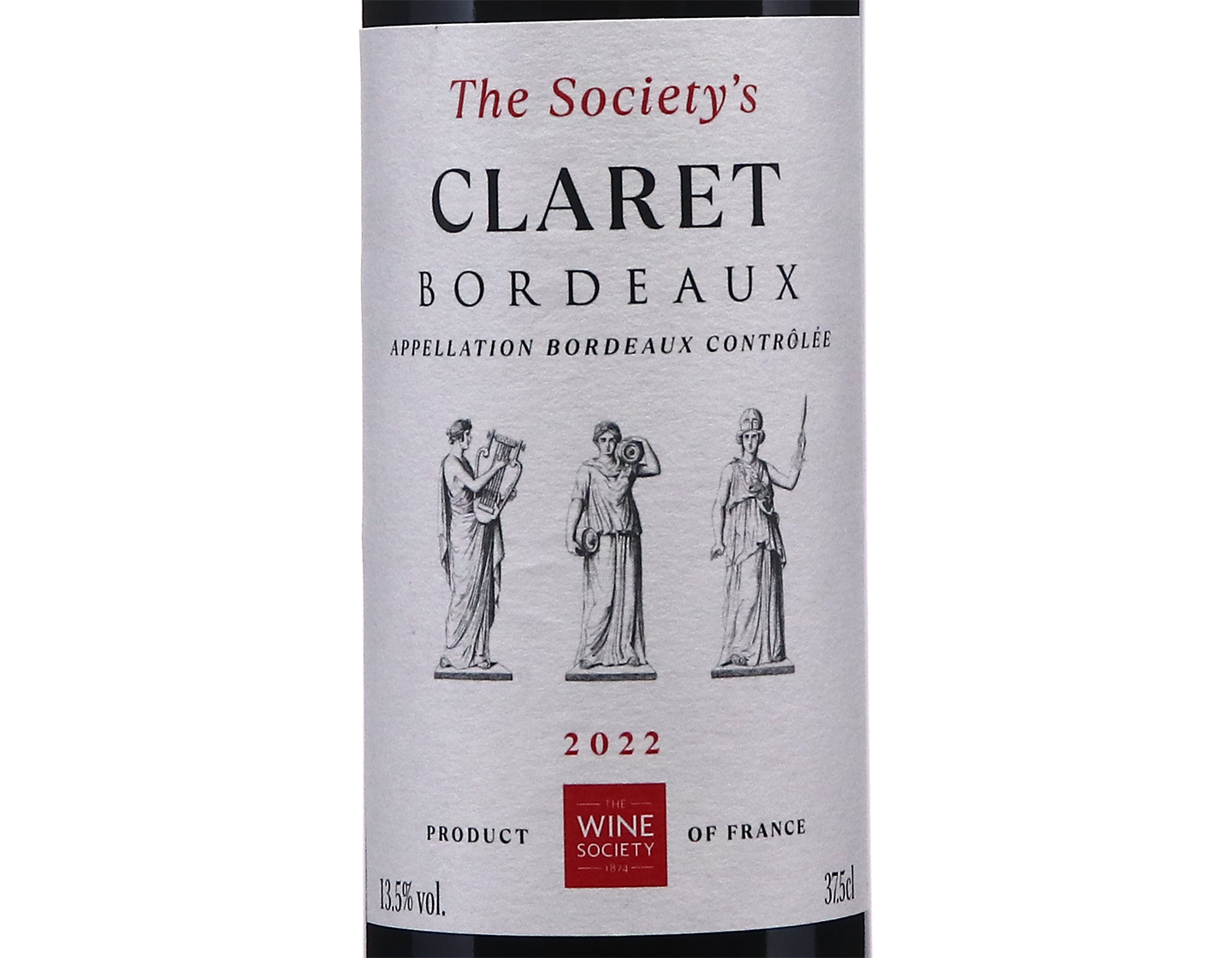 Half bottle of The Society's Claret 2022