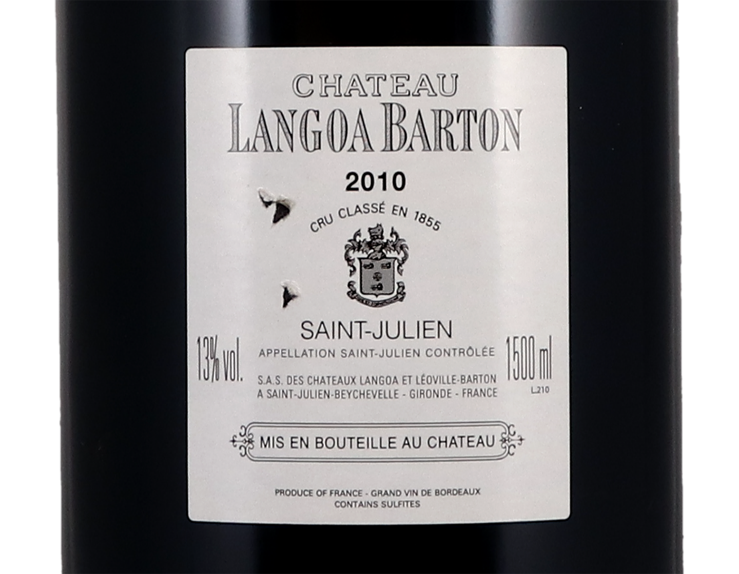Magnum of Château Langoa-Barton, Saint-Julien 2010