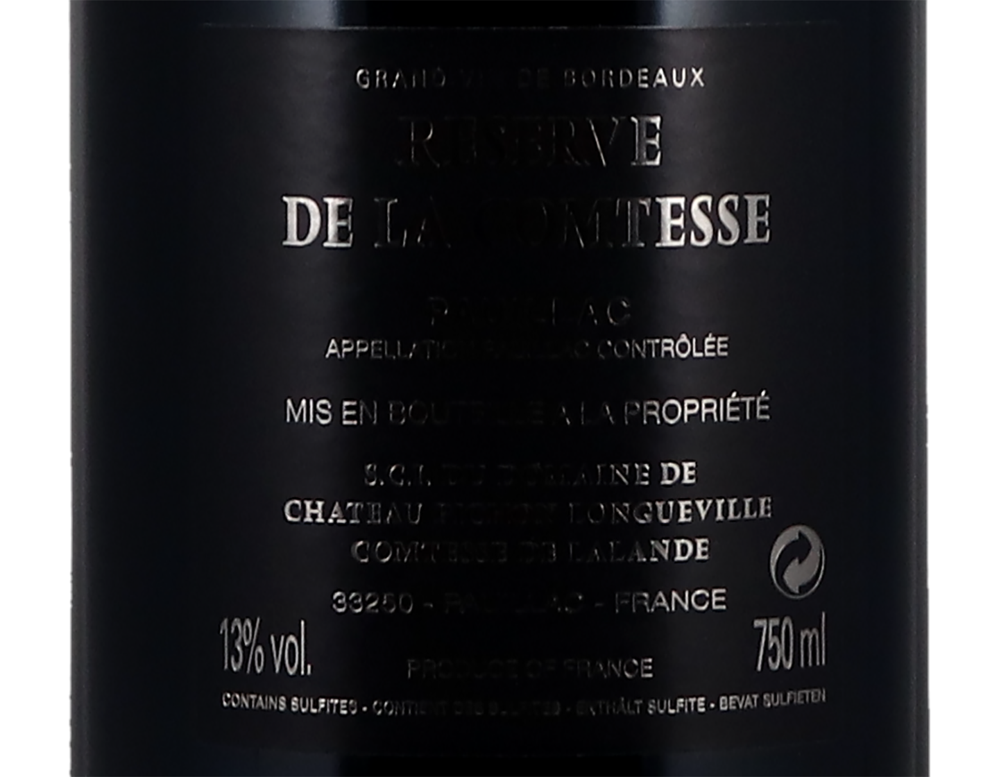 Reserve de la Comtesse Pauillac 2014