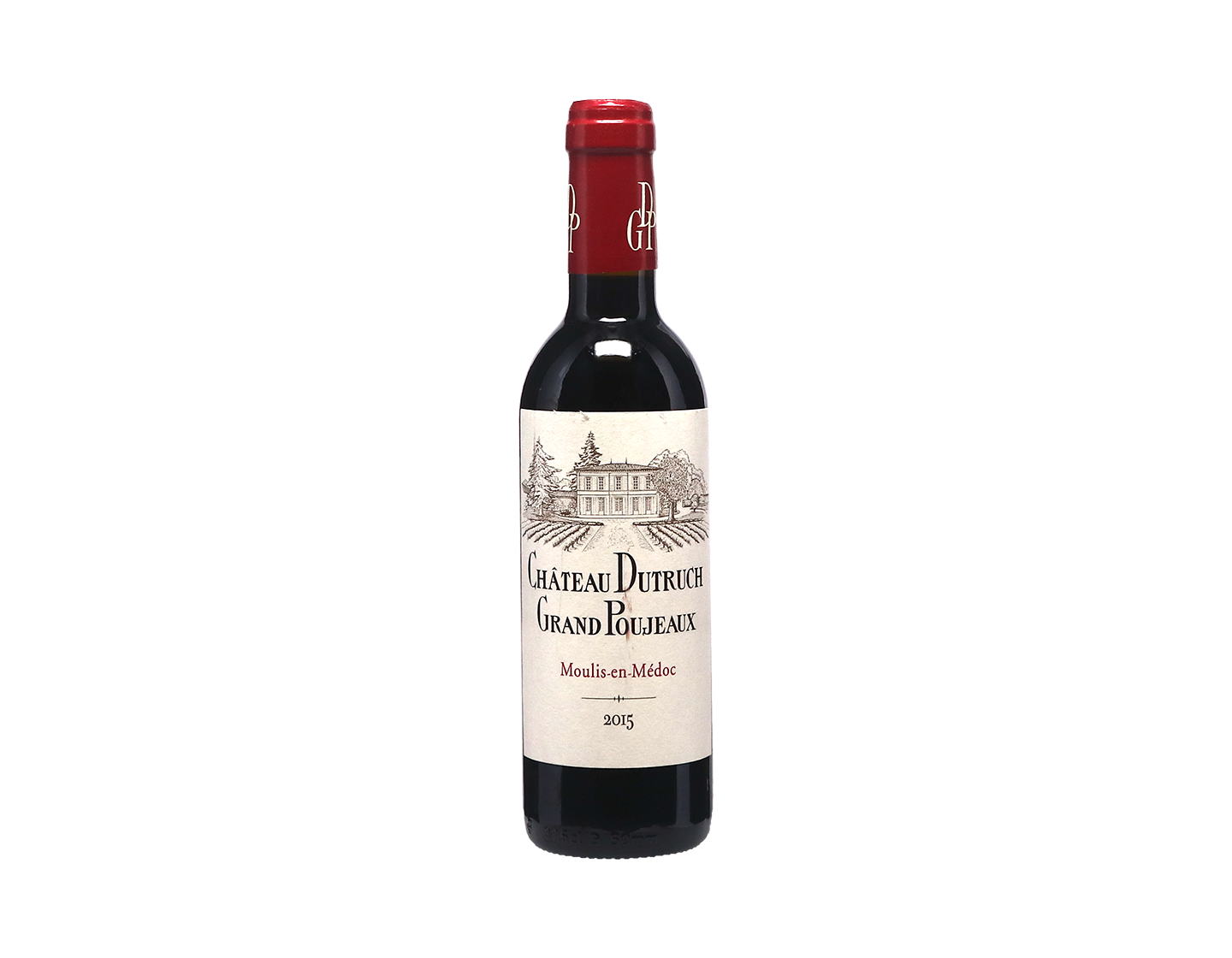 Half bottle of Ch Dutruch Grand Poujeaux Moulis 2015