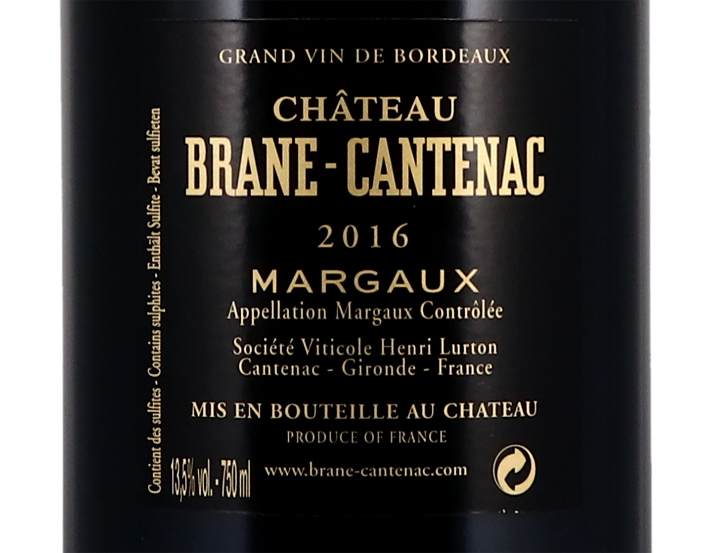 Ch Brane Cantenac Margaux 2016