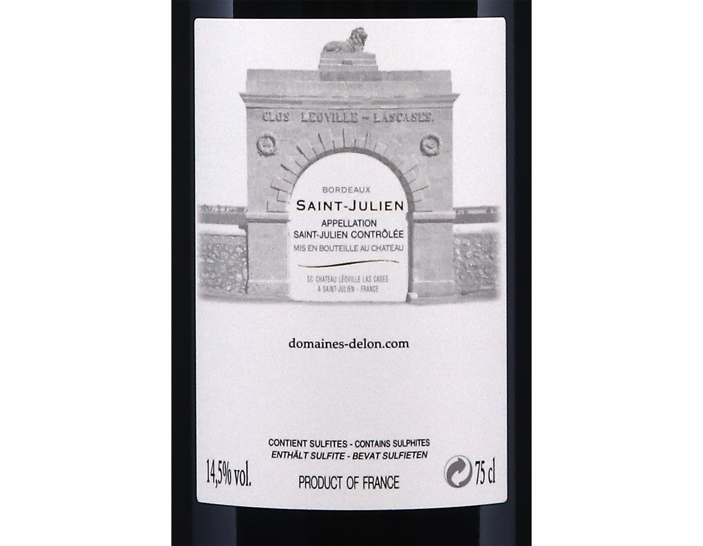 Ch Leoville Las Cases Saint Julien 2018