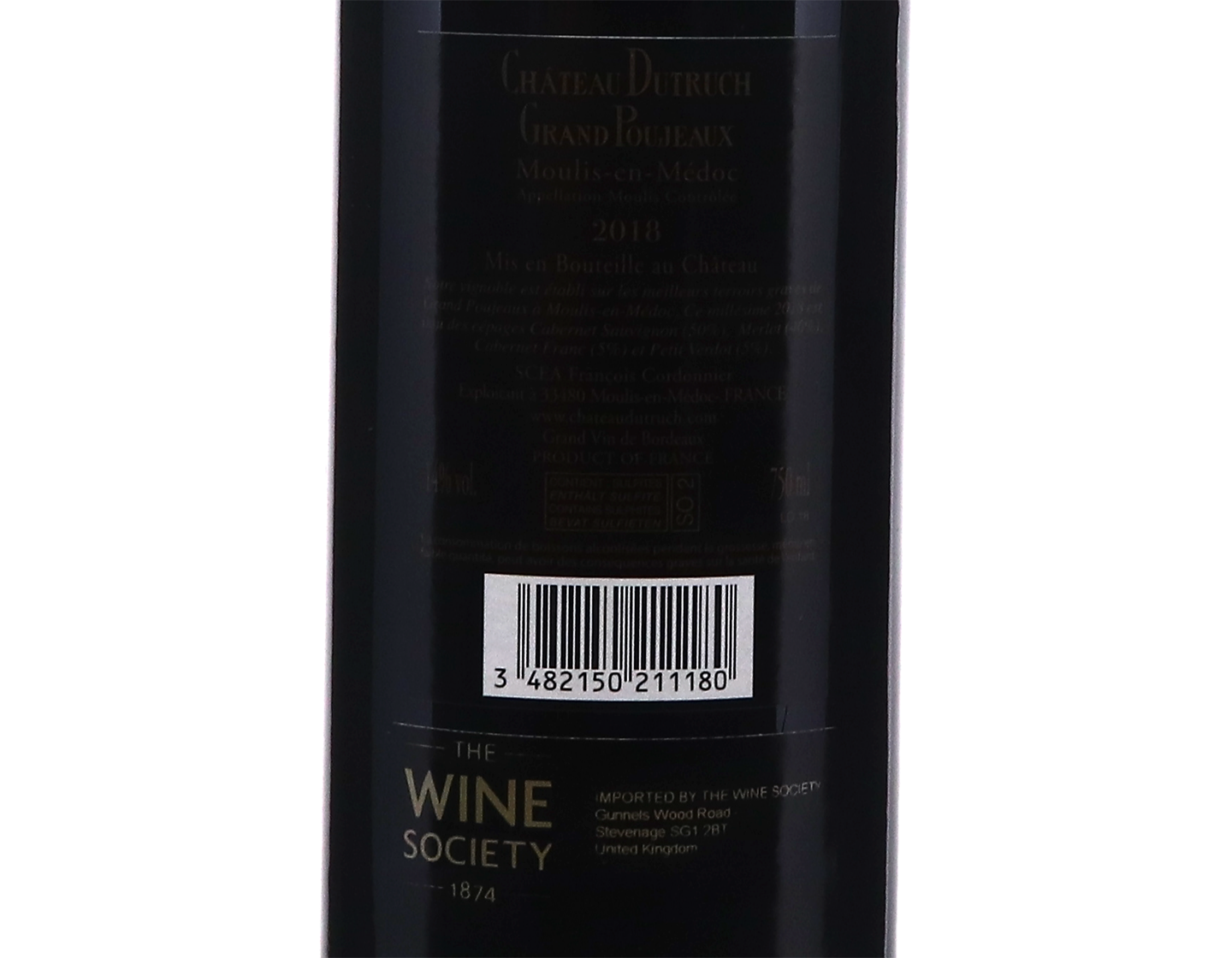 Château Dutruch Grand Poujeaux, Moulis-en-Médoc 2018
