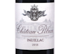 Château Pibran, Pauillac 2018 view 2