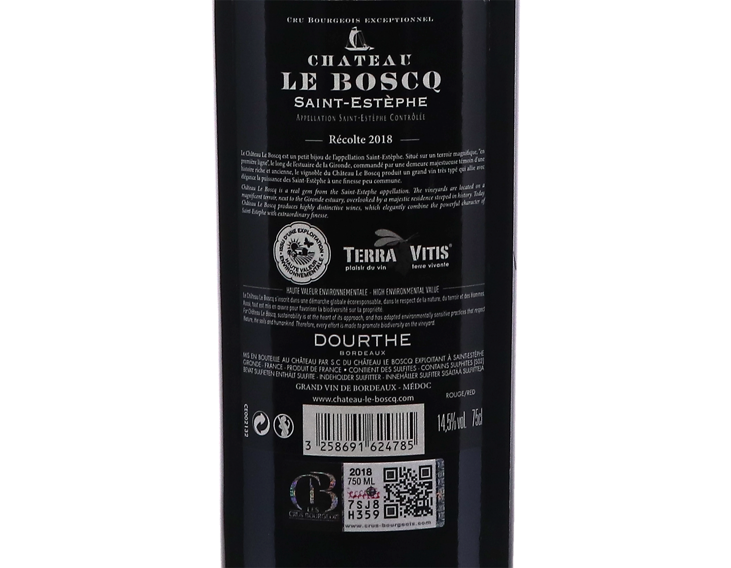 Ch Le Boscq St Estephe 2018