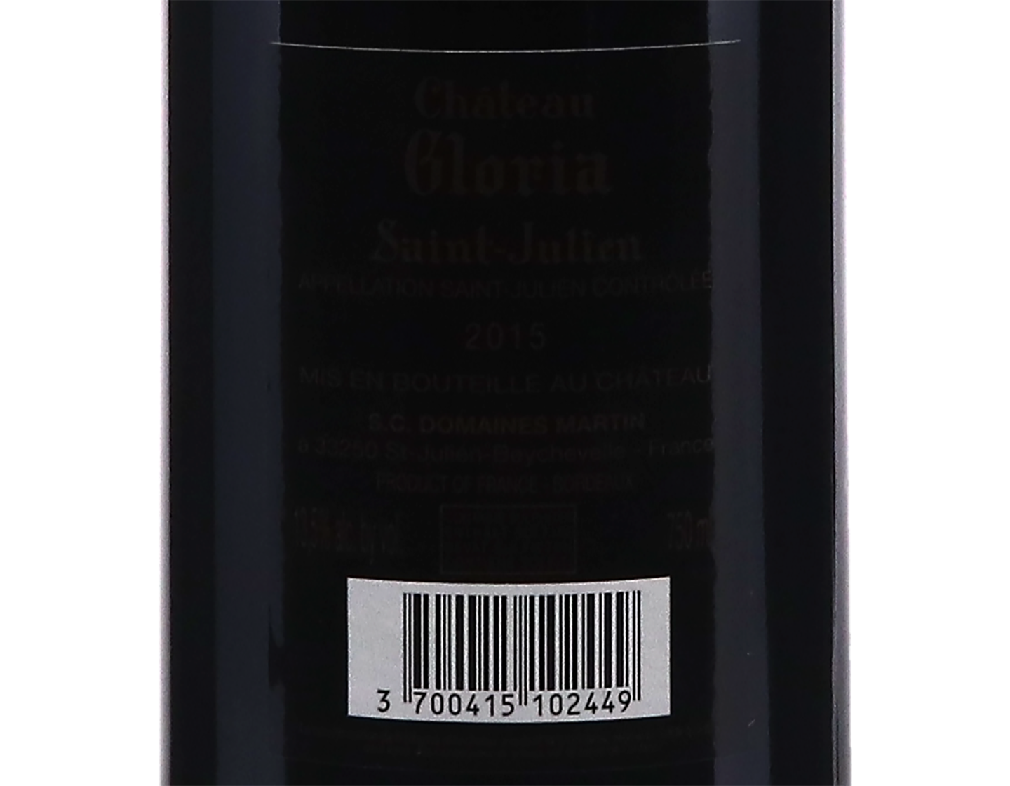 Ch Gloria Saint-Julien 2015