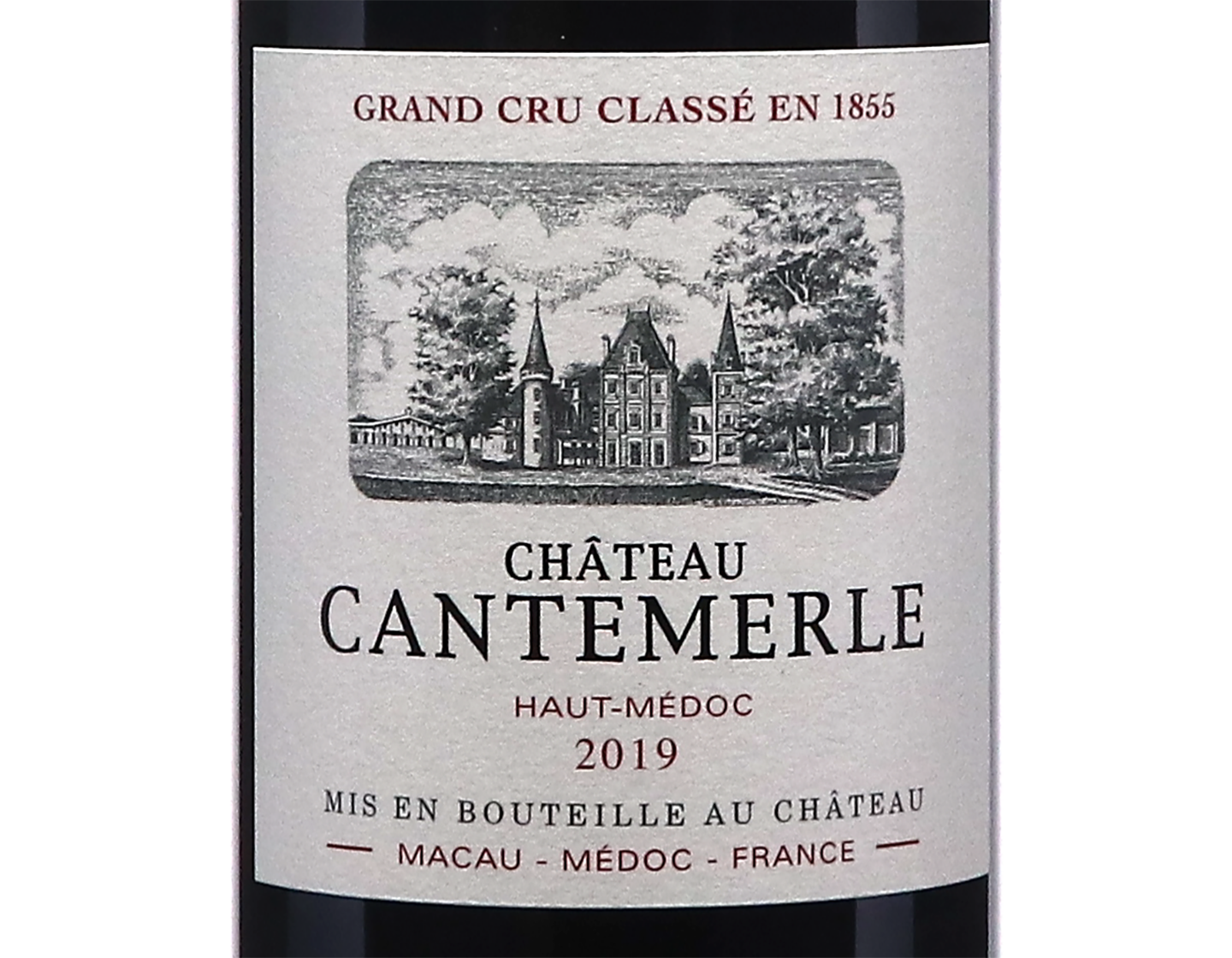 Ch Cantemerle Haut Medoc 2019