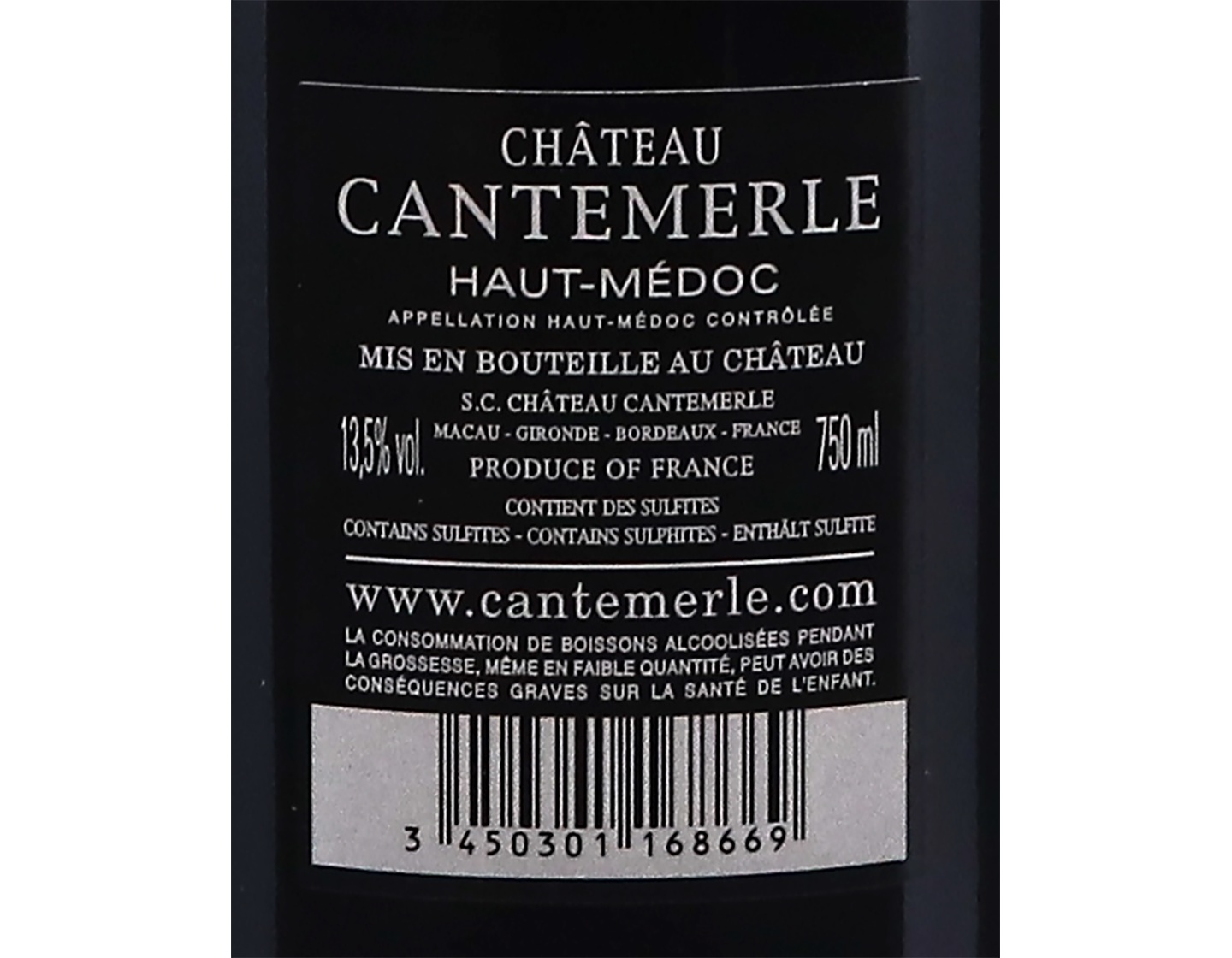 Ch Cantemerle Haut Medoc 2019
