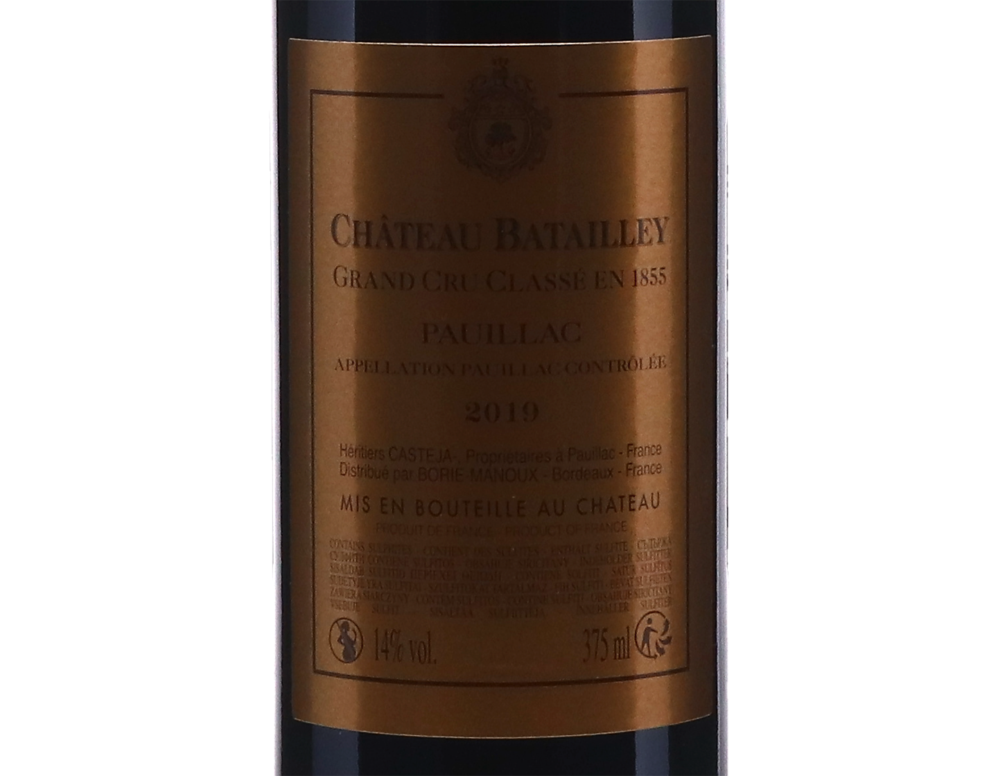 Ch Batailley Pauillac 2019 Halves