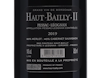 Haut Bailly II Pessac Leognan 2019 view 3