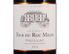 Ch Tour du Roc Milon Pauillac 2016 view 2