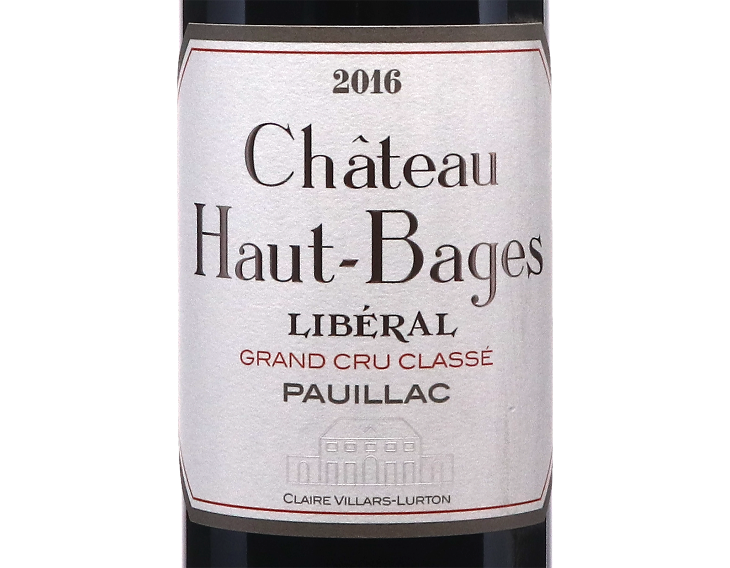 Château Haut Bages Libéral, Pauillac 2016