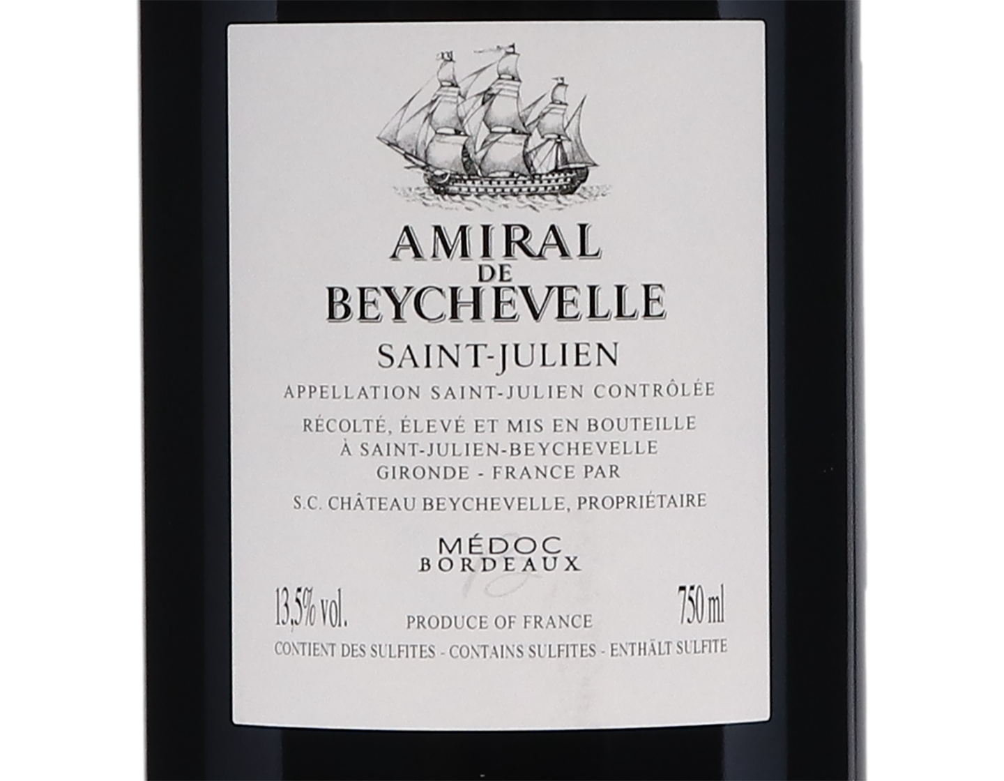 Amiral de Beychevelle Saint Julien 2018