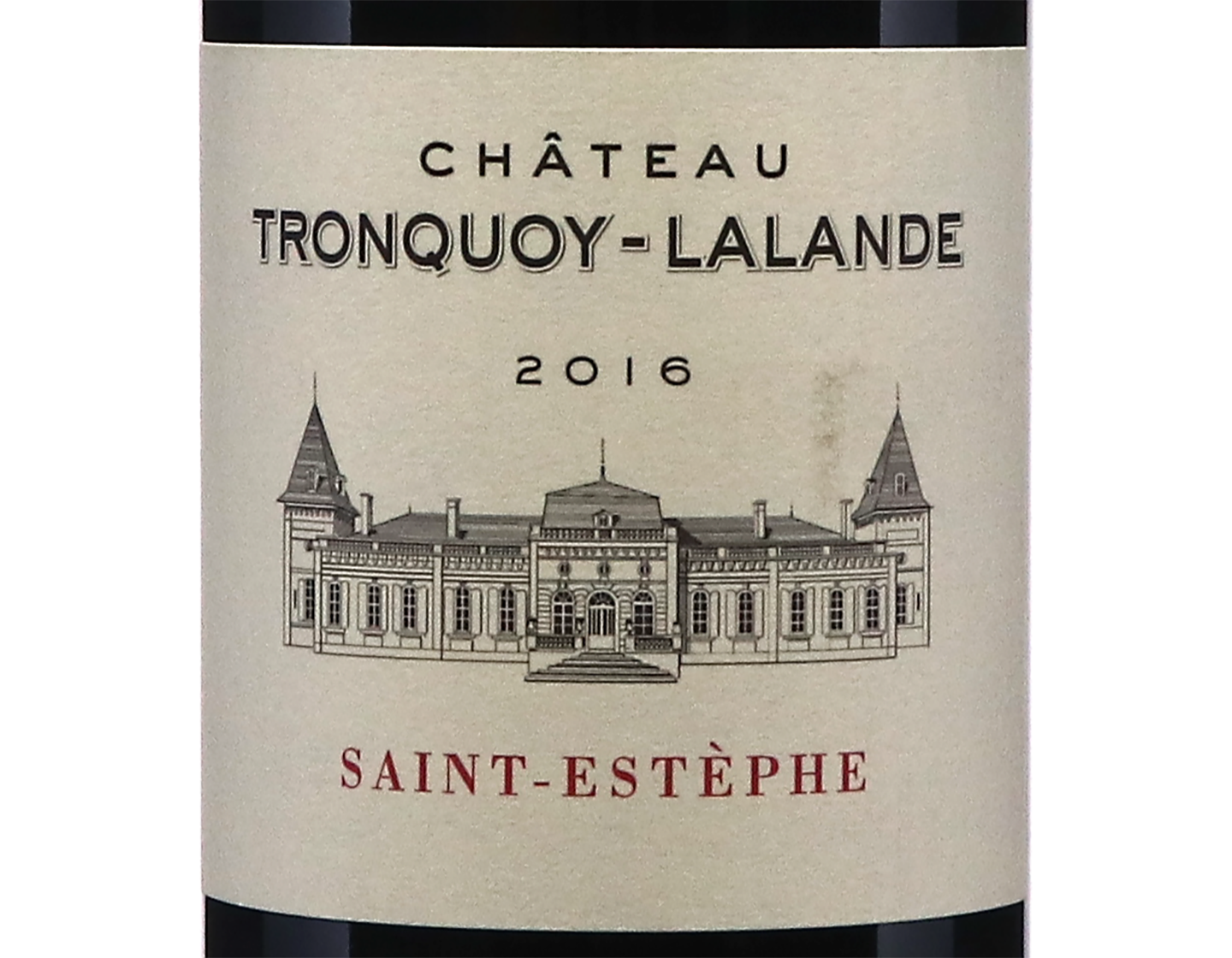 Ch Tronquoy Lalande Saint-Estephe 2016