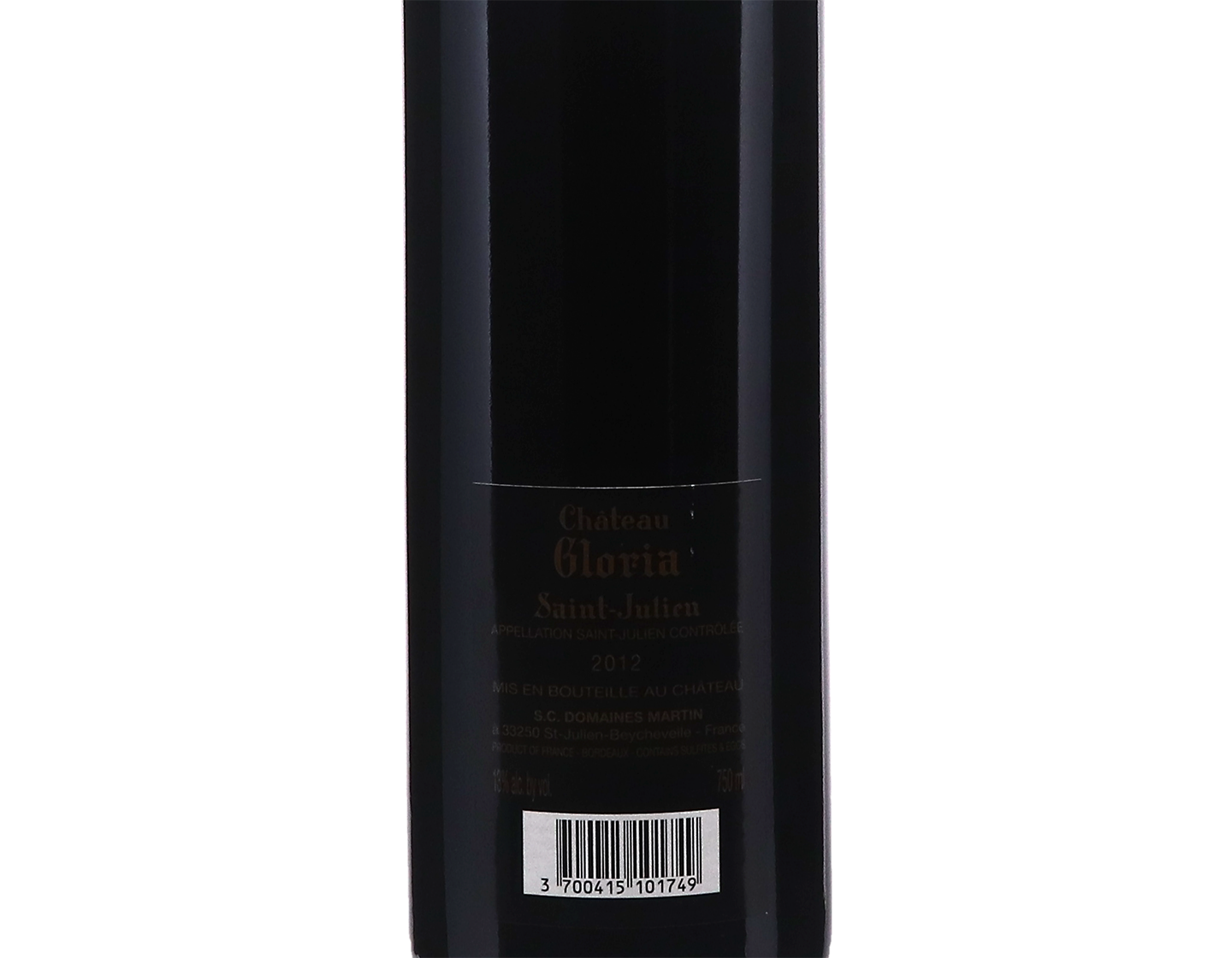 Ch Gloria St Julien 2012