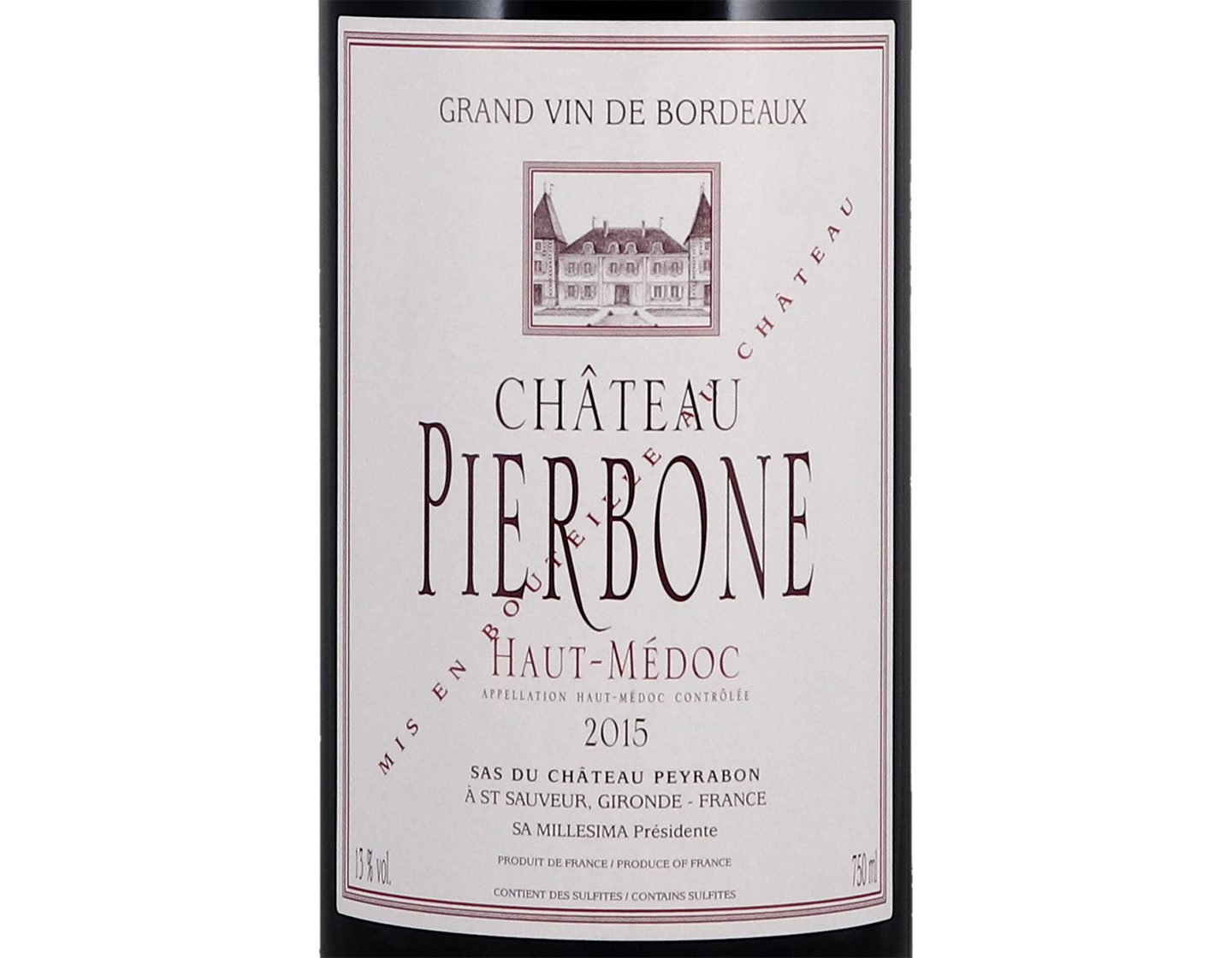 Ch Pierbone Haut Medoc 2015