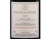 Moulin de Duhart, Pauillac 2021 view 3