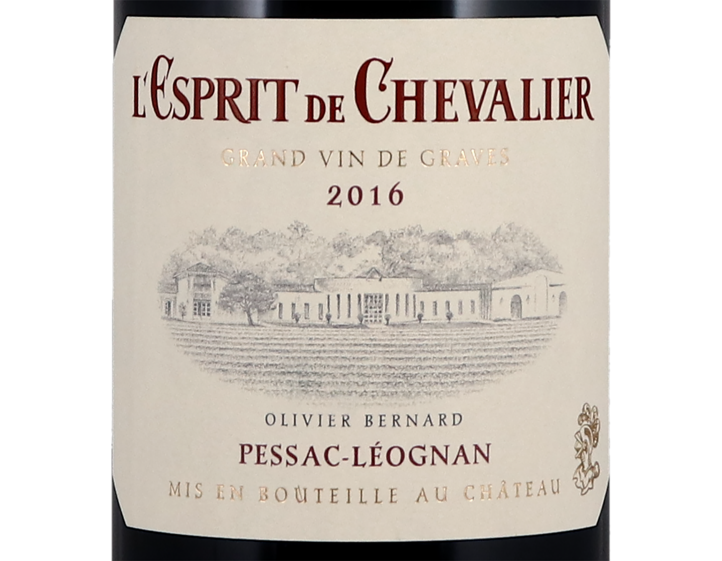 L'Esprit de Chevalier Rouge Pessac-Leognan 2016