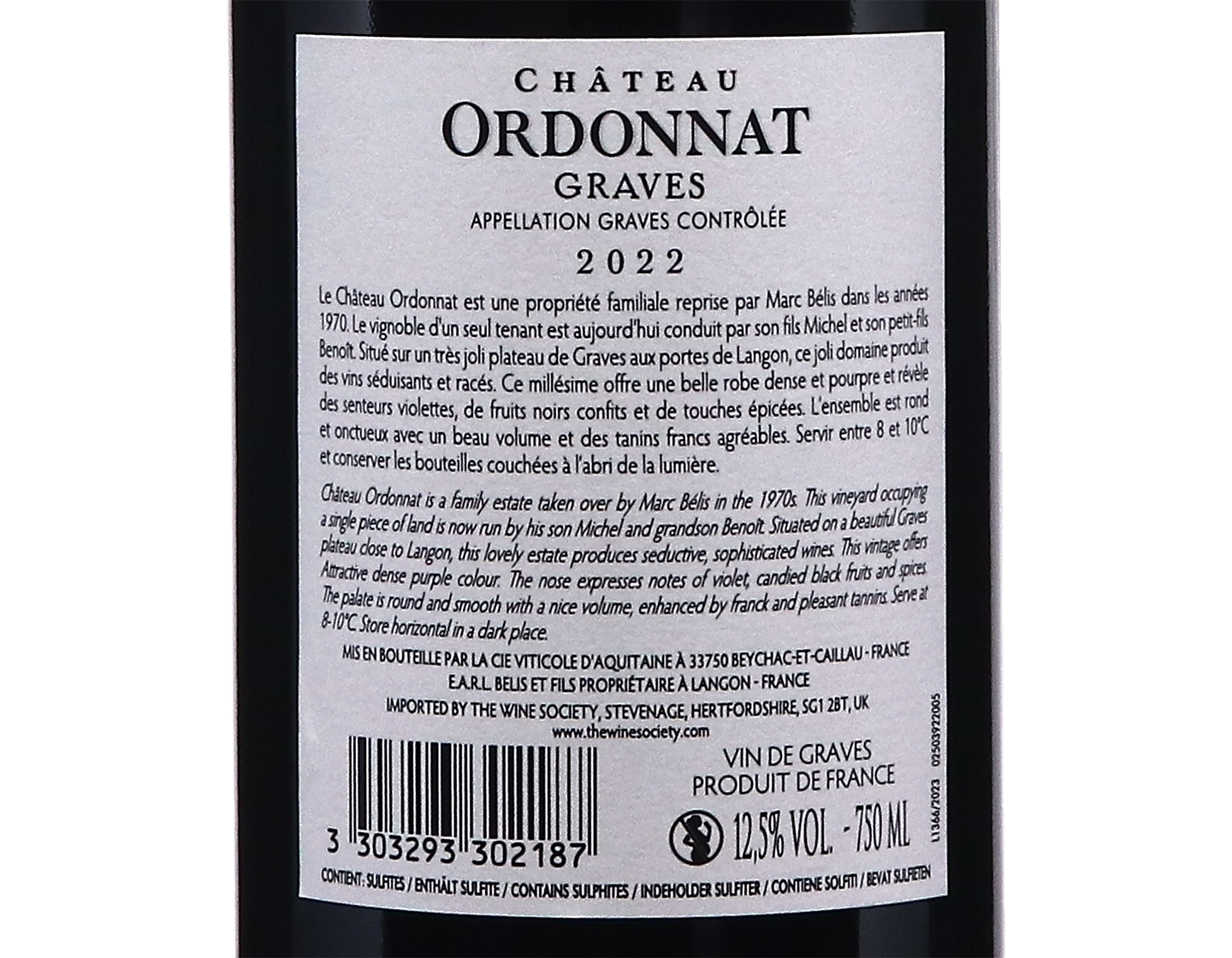 Ch Ordonnat Graves 2022