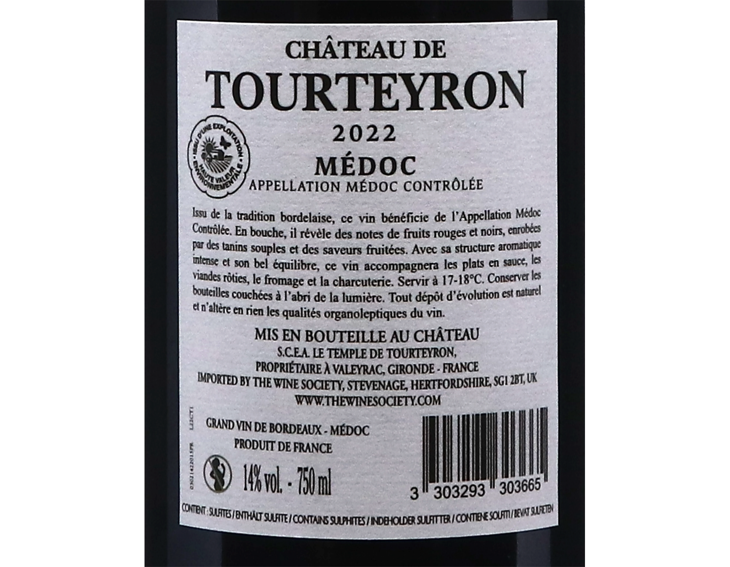 Château de Tourteyron, Médoc 2022