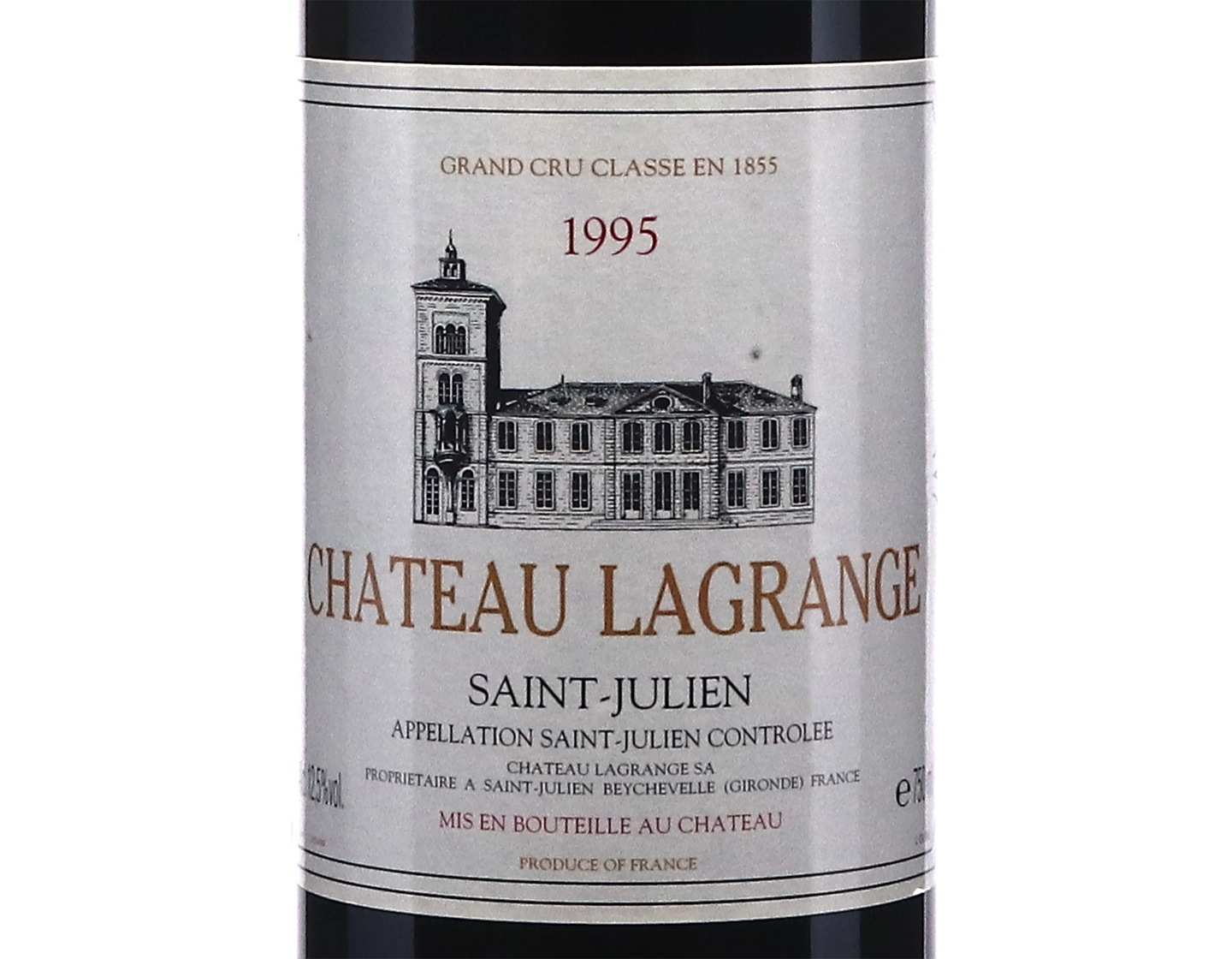 Chateau Lagrange Saint Julien 1995