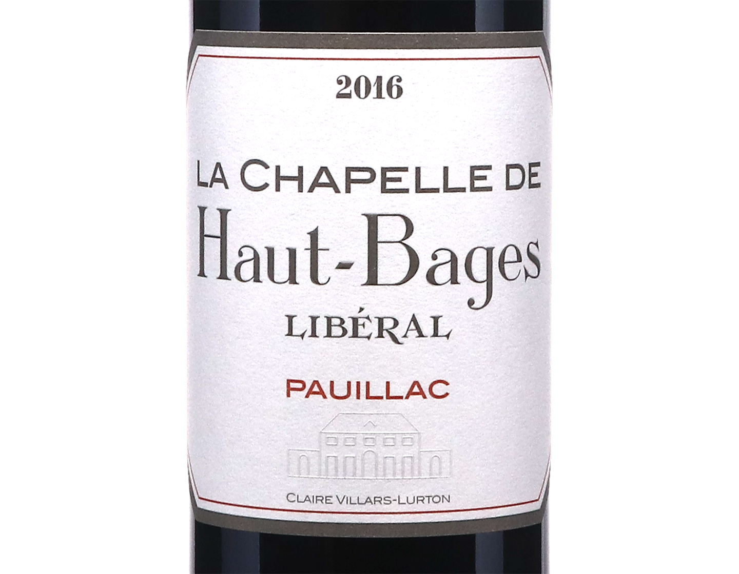 La Chapelle de Haut Bages Liberal 2016 Pauillac