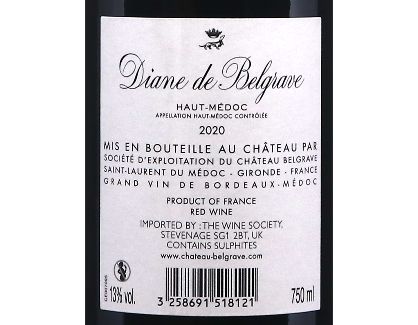 Diane de Belgrave Haut Medoc 2020