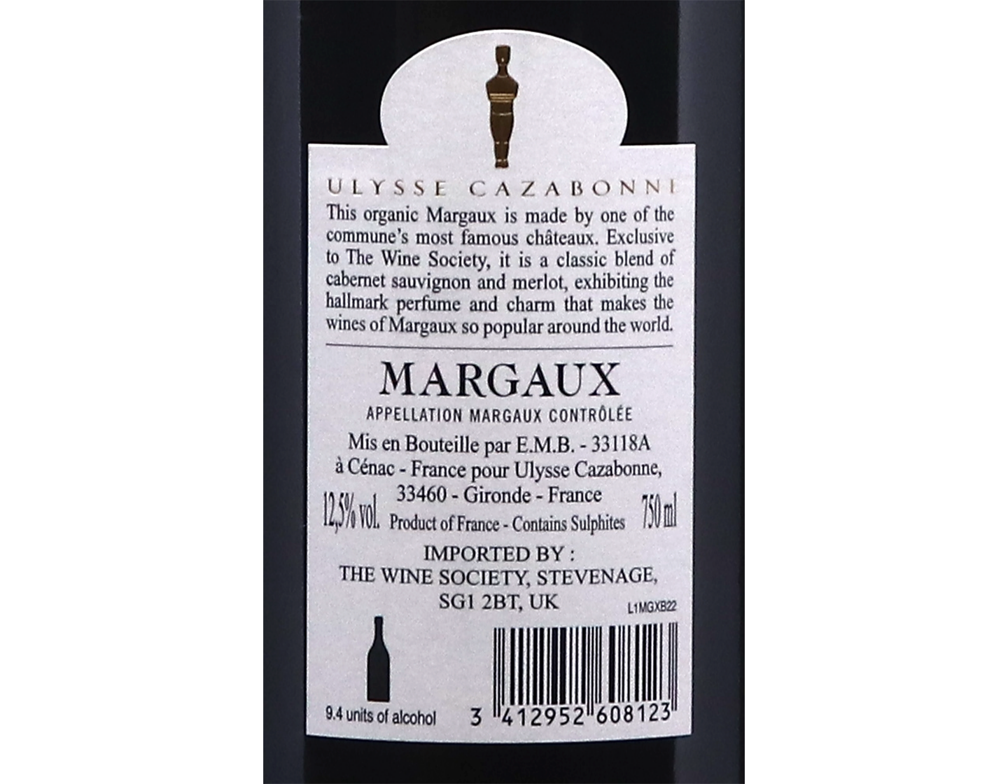 Ulysse Margaux 2022 Organic