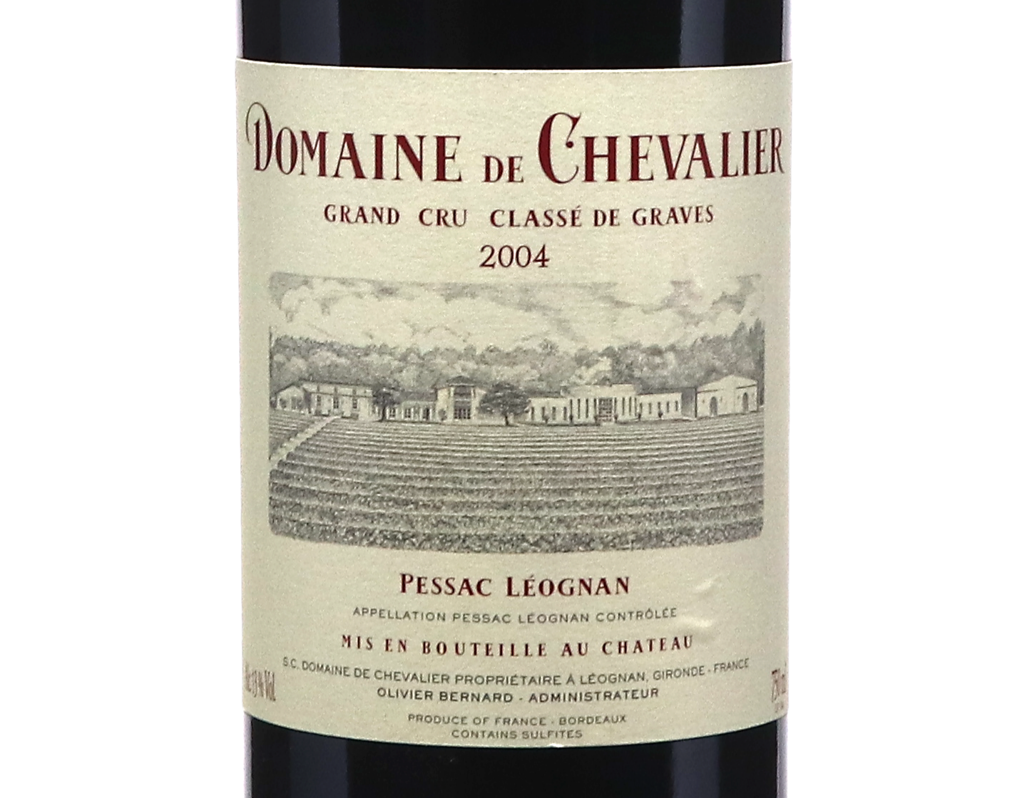 Dom de Chevalier Rouge 2004 Pessac Leognan