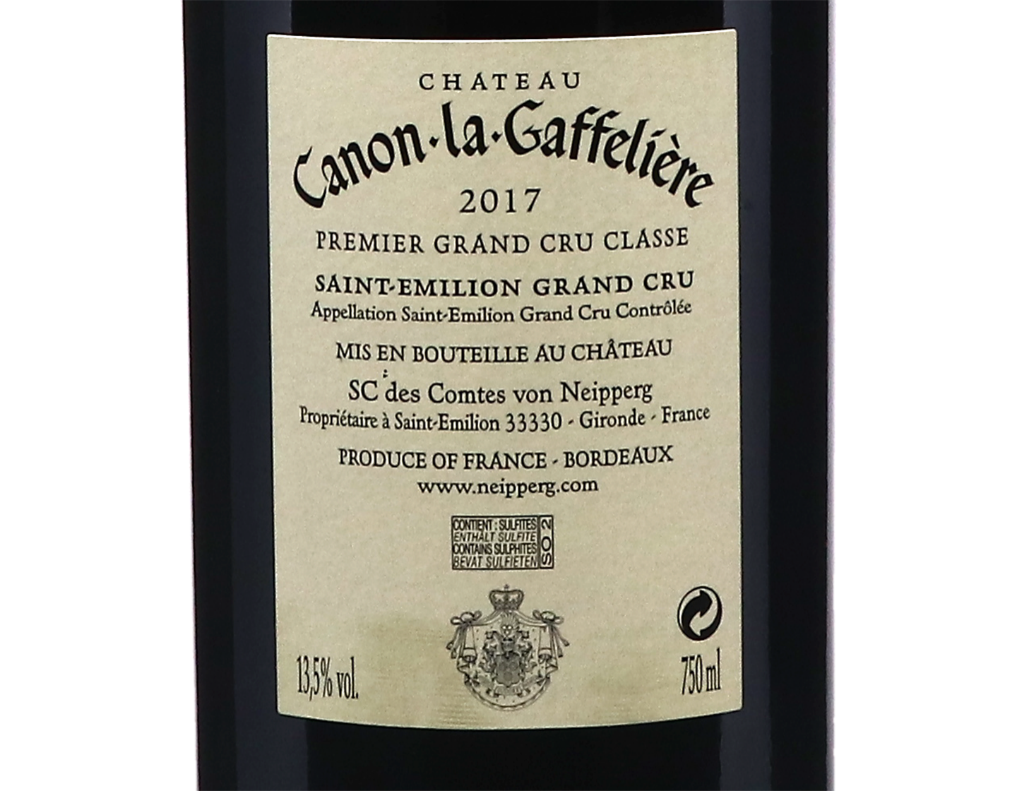 Château Canon-La-Gaffelière, Saint-Emilion 2017