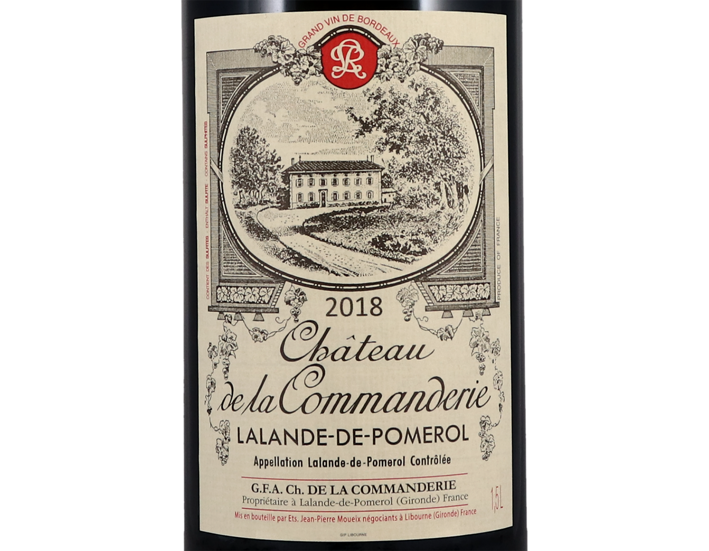 Magnum of Château de la Commanderie, Lalande-de-Pomerol 2018