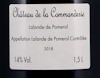 Magnum of Château de la Commanderie, Lalande-de-Pomerol 2018 view 3