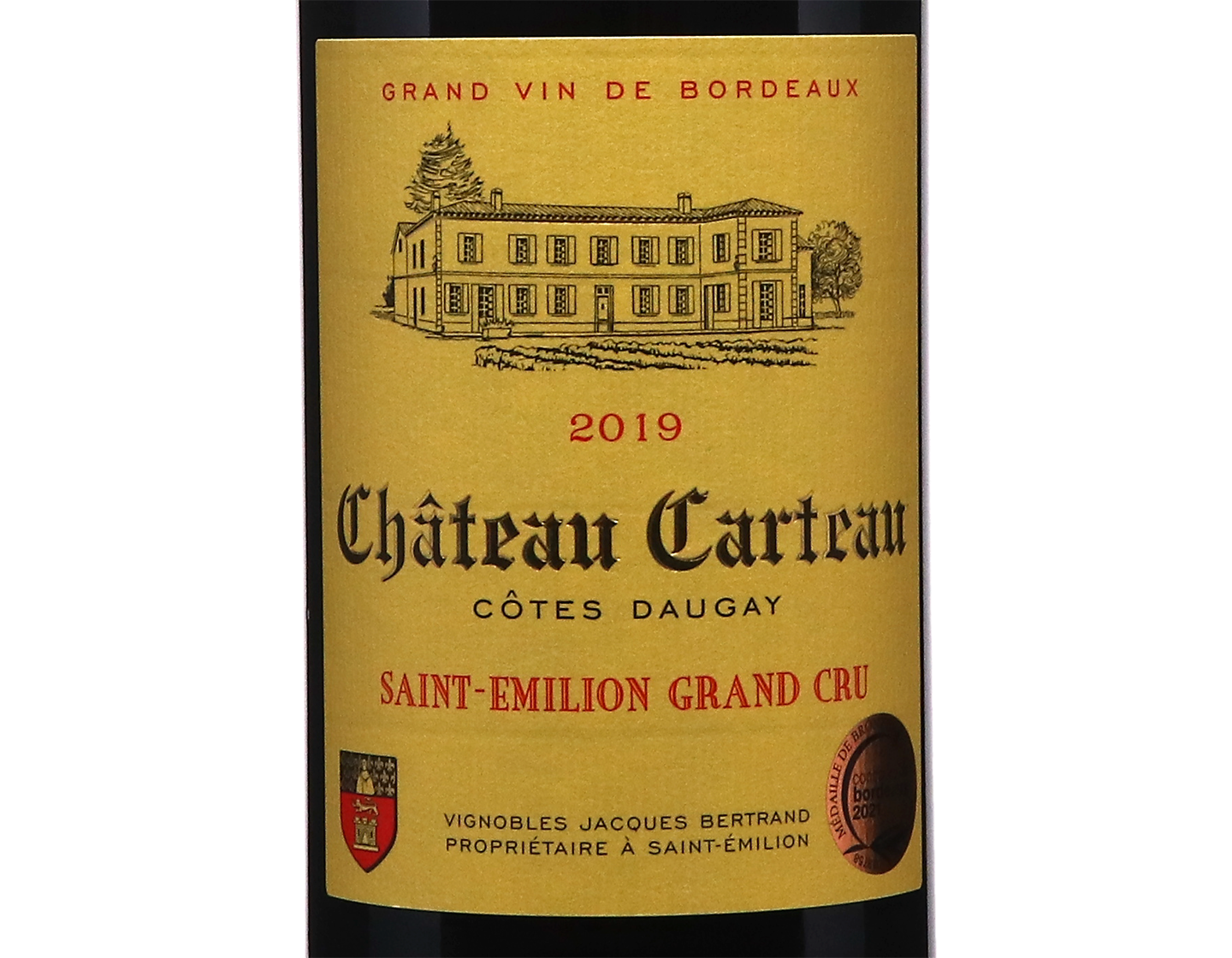 Ch Carteau Cotes Daugay Saint Emilion 2019
