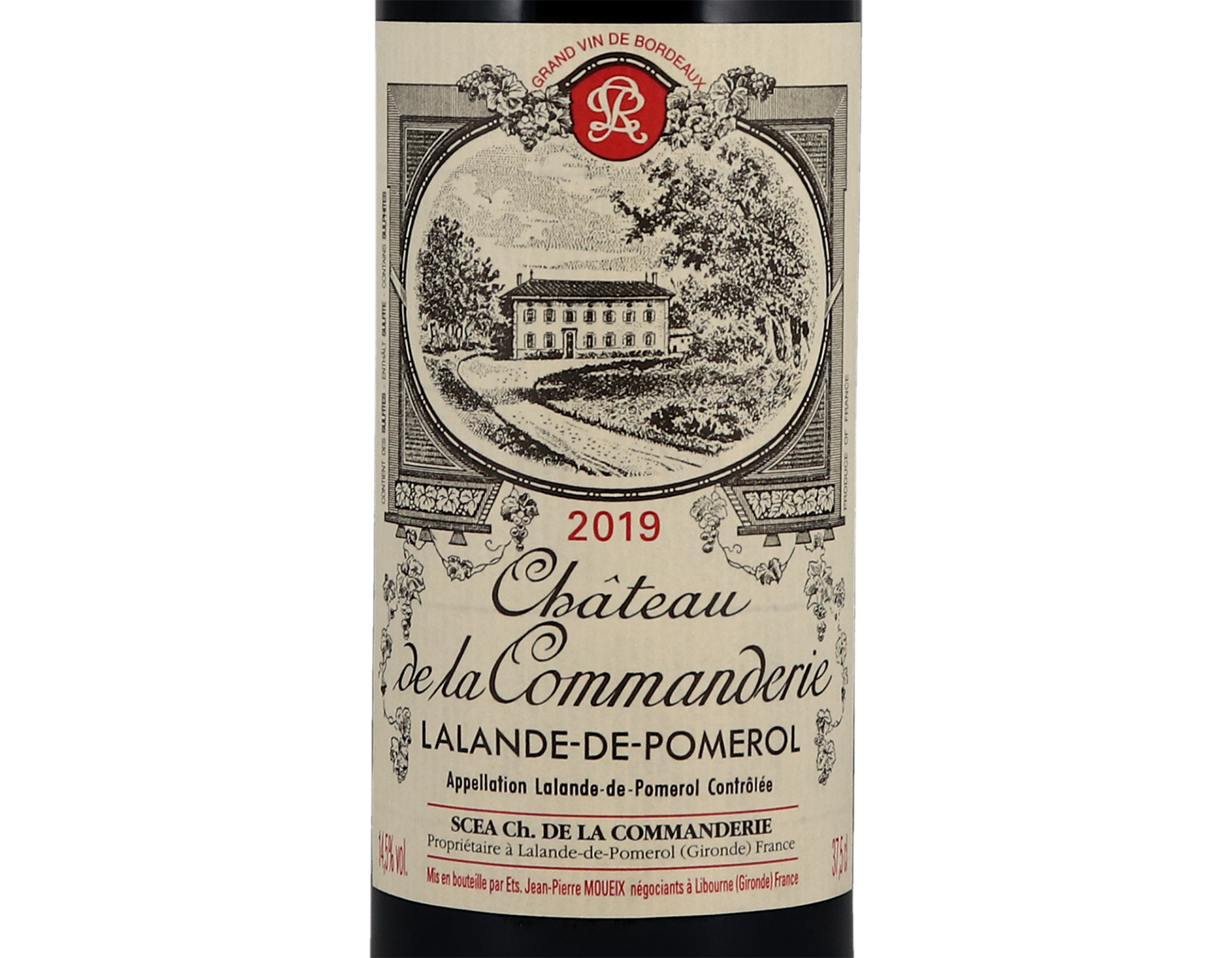 Chateau de la Commanderie Lalande de Pomerol 2019 Halves
