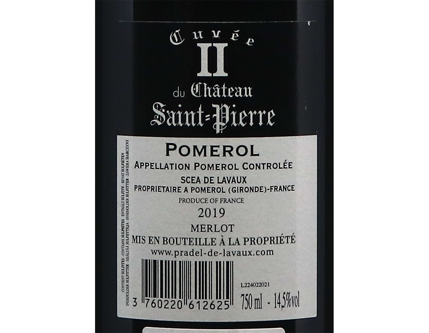 ll de Saint-Pierre, Pomerol 2019