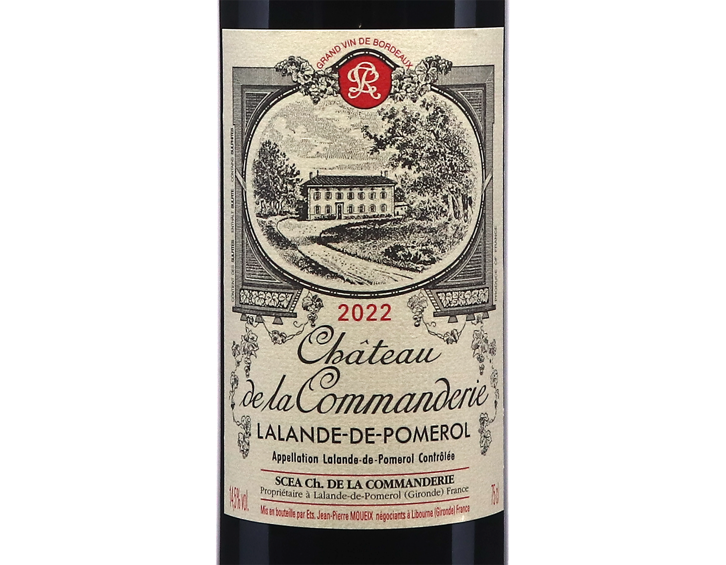 Chateau de la Commanderie Lalande de Pomerol 2022