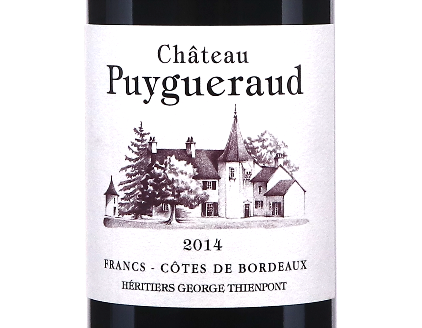 Ch Puygueraud Francs Cotes de Bordeaux 2014