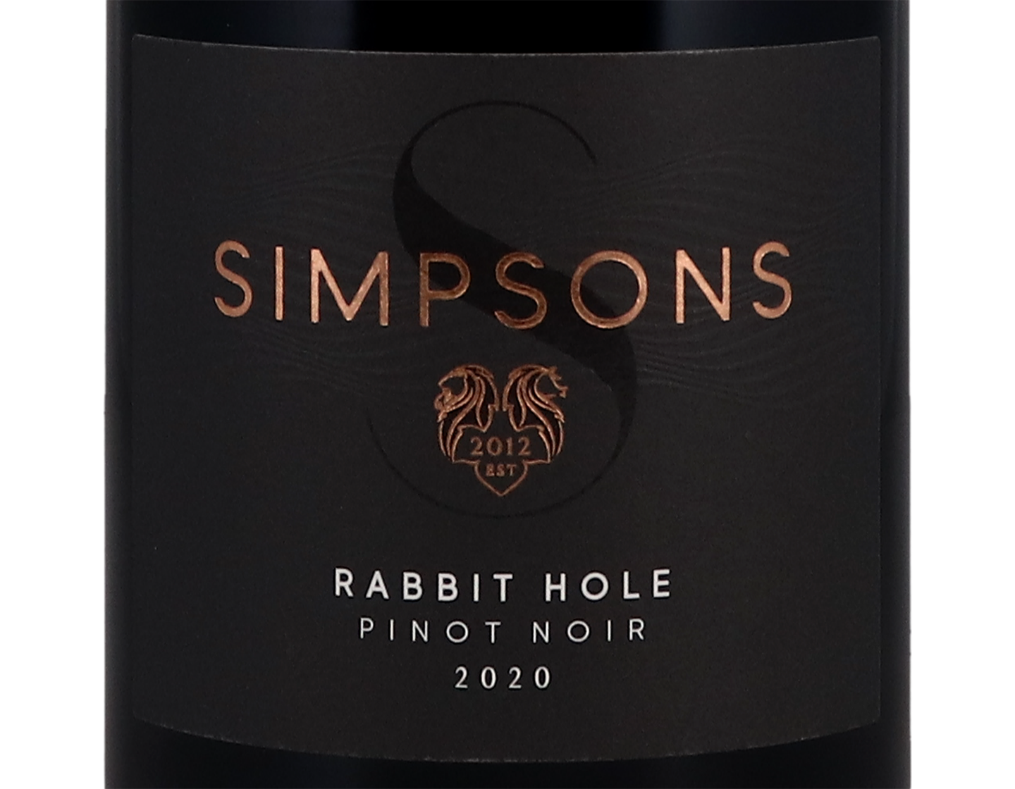 Rabbit Hole Pinot Noir Simpsons 2020