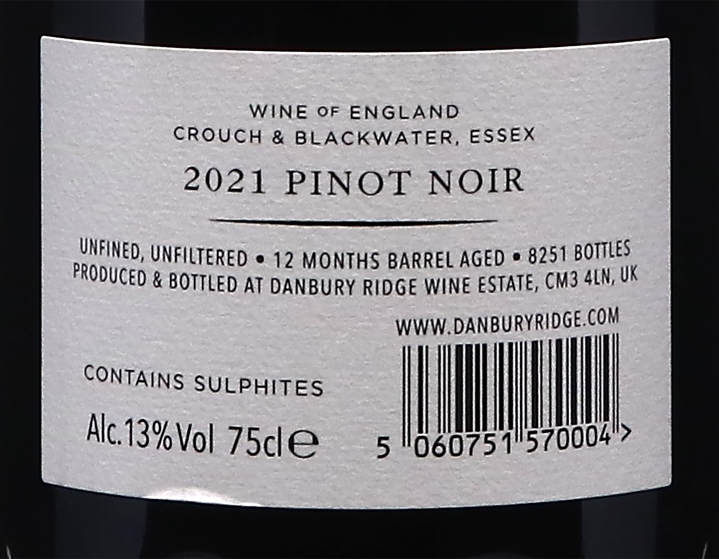 Pinot Noir Danbury Ridge 2021 Essex