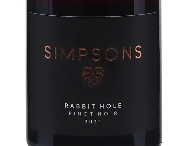 Simpsons 'Rabbit Hole' Pinot Noir, Kent 2024