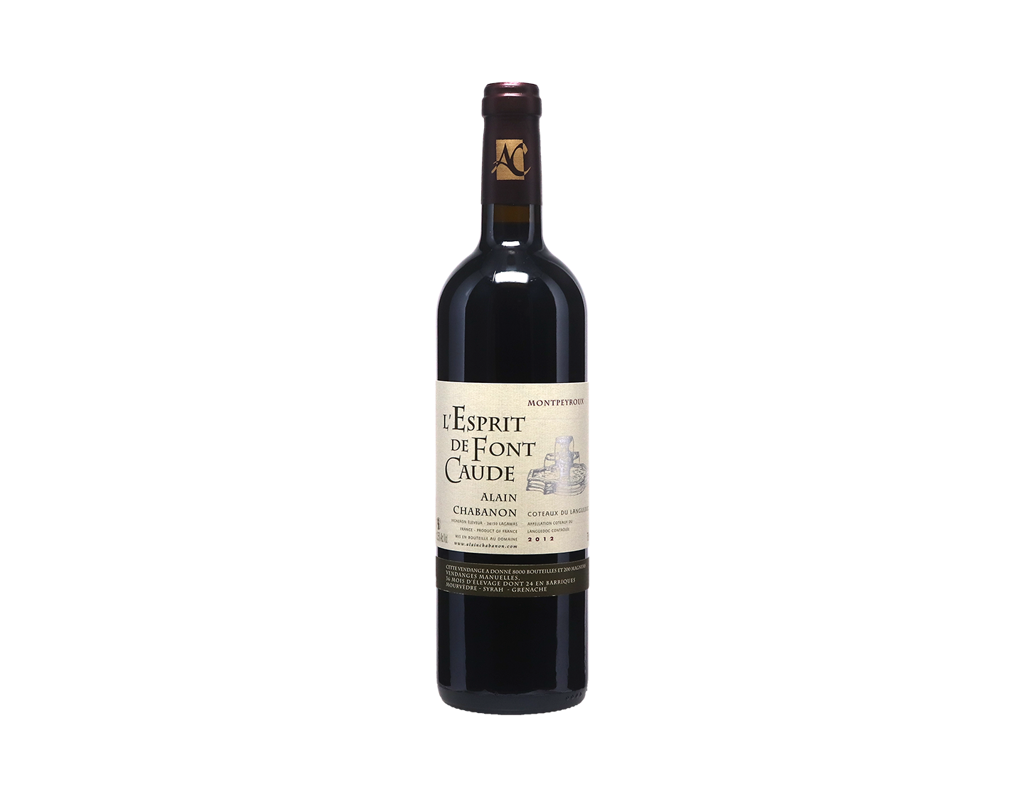Coteaux du Languedoc-Montpeyroux L'Esprit de Font Caude, Domaine Chabanon 2012