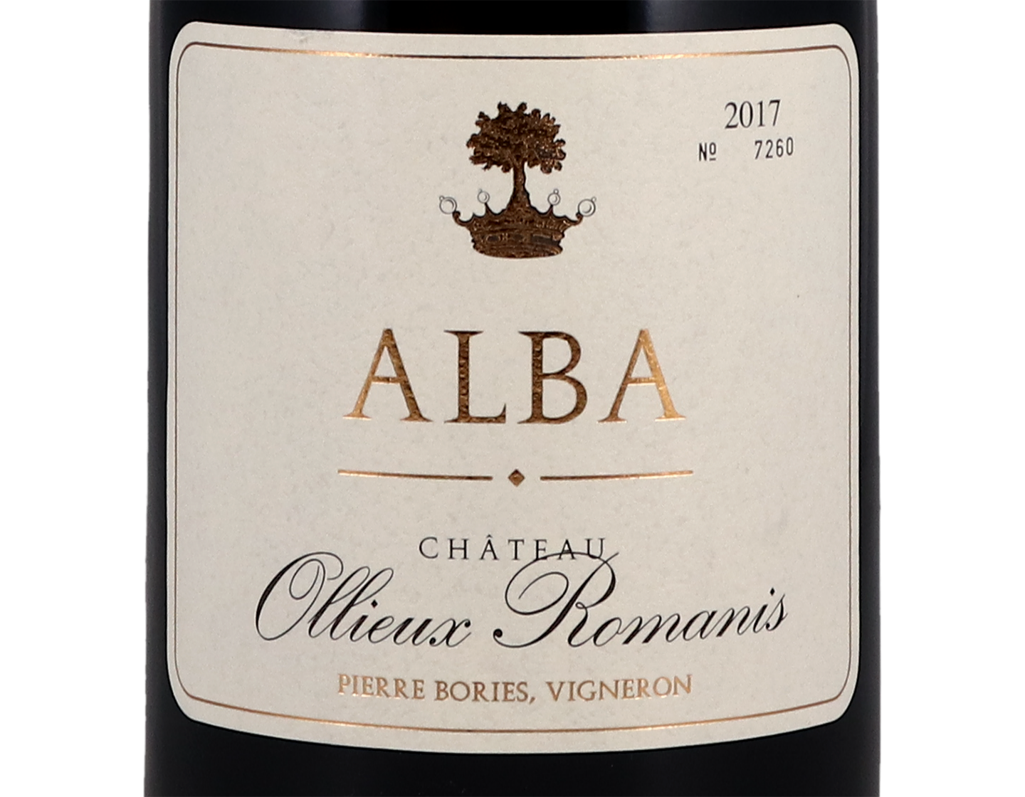 Corbieres Rouge Alba Chateau Ollieux Romanis 2017