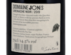 Grenache, Côtes Catalanes, Domaine Jones 2019 view 3