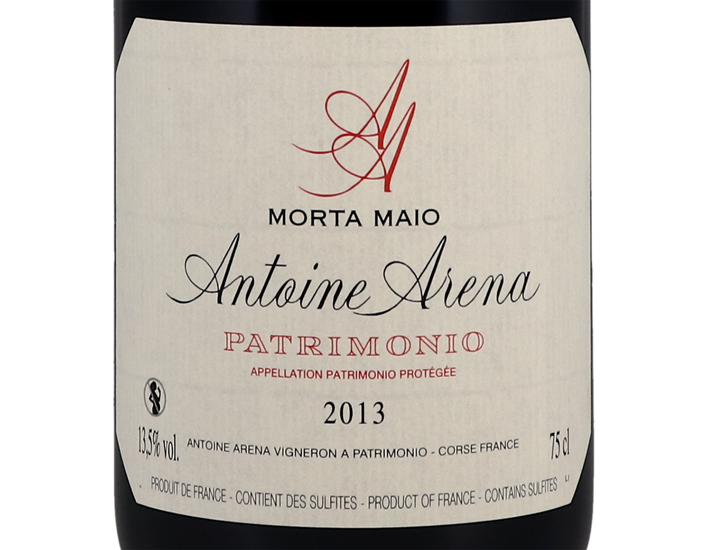 Patrimonio Cuvee Morta Maio Rouge Domaine Arena 2013