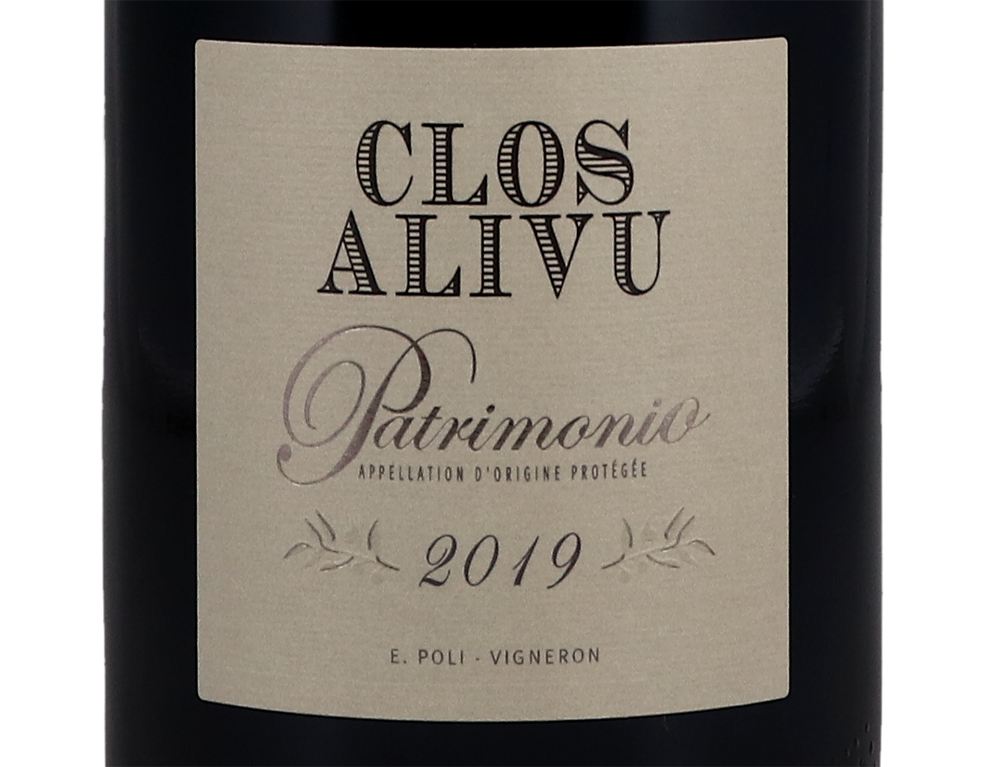 Patrimonio Rouge Clos Alivu 2019