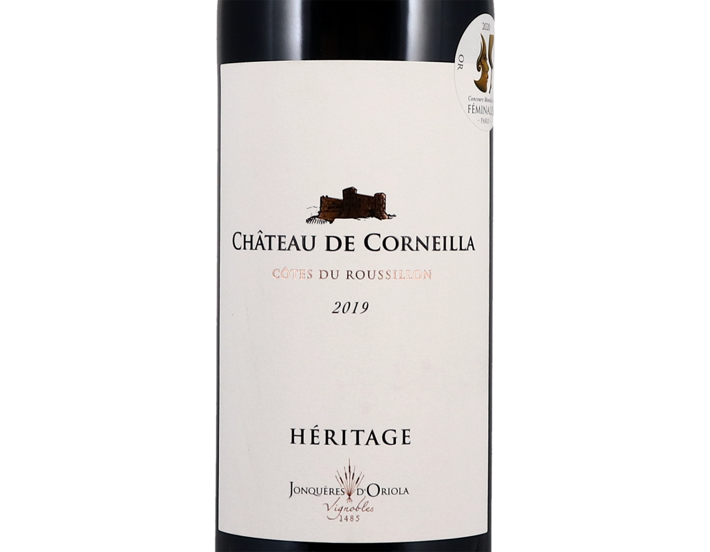 Cotes du Roussillon Heritage Rouge Chateau de Corneilla 2019