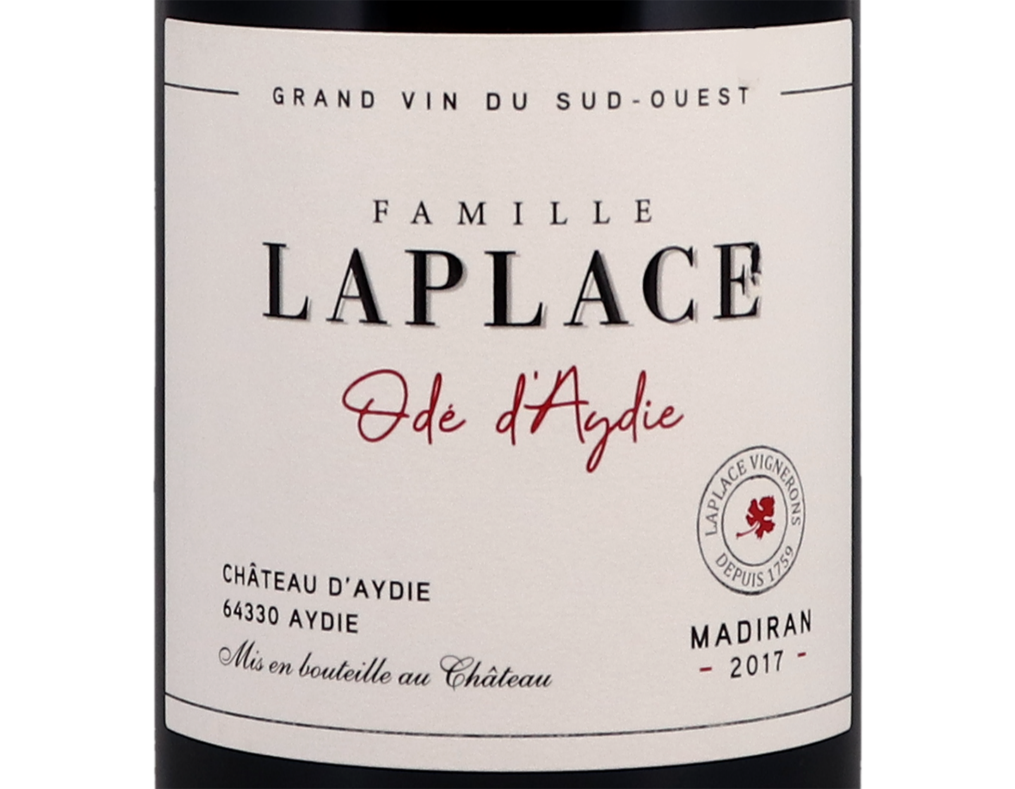 Madiran Ode d'Aydie 2017
